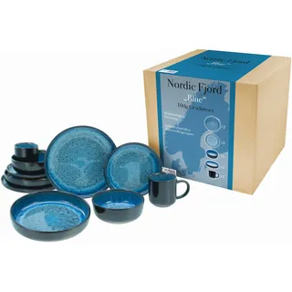 CreaTable Nordic Fjord Kombiservice 10-tlg. blue