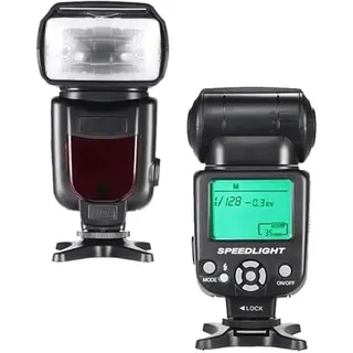 Speedlite Blitz mit LCD-Display, kompatibel mit Fujifilm X-T30 II