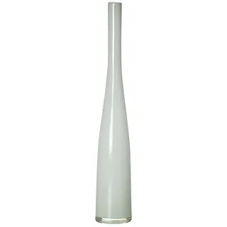 Flaschenvase (DH 9x54 cm) - weiß - DH 9x54 cm