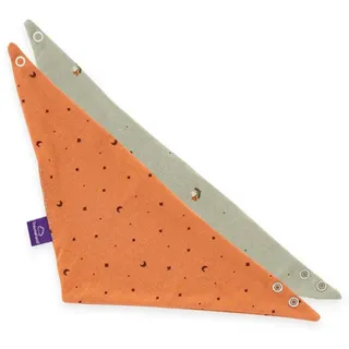 TRÄUMELAND Dreieckstuch 2er-Set – Weiche Halstücher aus 100 % Baumwolle, Ideal als Spuckschutz & Accessoire, Hautfreundlich & atmungsaktiv