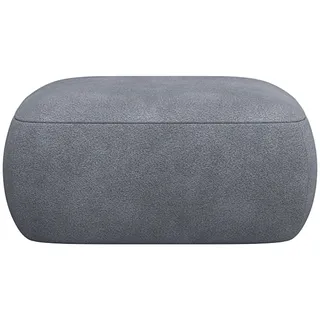 flexlux Pouf Torino 91 x 46 x 91 cm Grau
