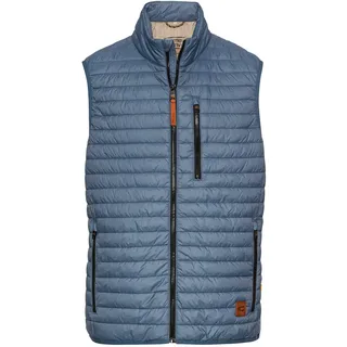 camel active Herren Steppweste – Puffer Weste | wasserabweisend & winddicht Recycelt Elemental Blau - 56