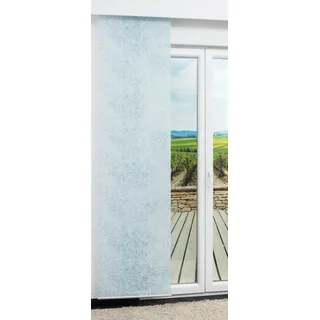 Lysel Schiebegardine Strukturia in Petrol, in der Größe "(BxH) 60cm x 245cm"