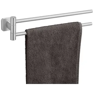 WENKO Handtuchhalter Porto Edelstahl Silber