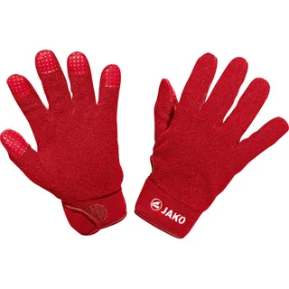 Jako Fleece-Feldspielerhandschuhe mit Klettverschluss rot 11
