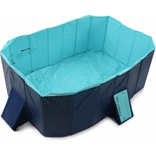 Faltbarer Pool, Nicht aufblasbarer Pool für Erwachsene und die ganze Familie, zusammenklappbarer Pool aus Hartplastik, für den Garten und den Außenbereich (1,6 m/63 Zoll)