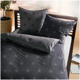 Traumschlaf Stars zinn 200 x 200 cm + 2 x 80 x 80 cm