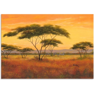 Wandbild »Afrikalandschaft«, Afrika, (1 St.), als Alubild, Leinwandbild, Wandaufkleber oder Poster in versch. Größen, 10855455-0 braun B/H: 100 cm x 70 cm