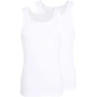 Tom Tailor Herren Tanktop, Vorteilspack - Unterhemd, Garron S, einfarbig Weiß / 2XL / Pack