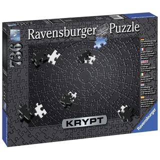 Ravensburger Puzzle 736 Teile Ravensburger Puzzle Krypt Black 15260, 736 Puzzleteile