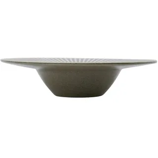 House Doctor Pleat Pastateller 26 cm grau/braun 6er Set