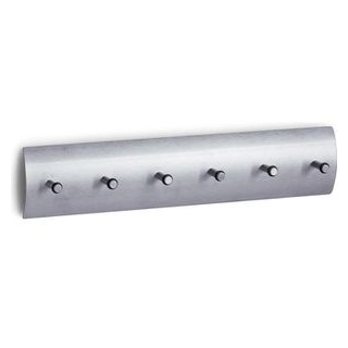 Zeller Schlüsselbrett silber mit 6 Haken