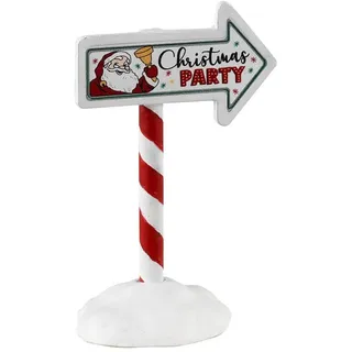 Lemax 34093 Christmas Village Accessory: Christmas Party Sign