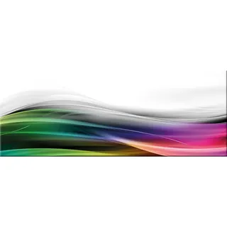 artissimo Glasbild, Beige, Glas, Abstrakt, Rechteckig, 80x30 cm, Bilder und Zubehör, Wandbilder, Glasbilder