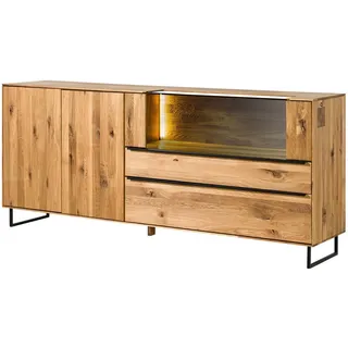 MASSIVMOEBEL24.DE Sideboard 200 x 87 x 43 cm Beige