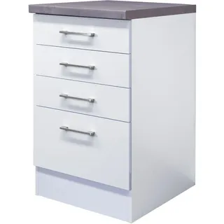 Flex-Well Unterschrank Kopenhagen 50 x 86 x 60 cm Grau