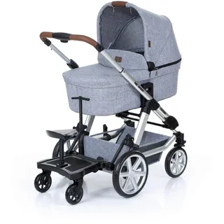 ABC Design Trittbrett Kiddie Ride On 2 Set Trittbrett | Mitfahrbrett universal passend | Rollbrett für Kinderwagen Buggy bis 20 kg, Anti-Rutsch-Oberfläche