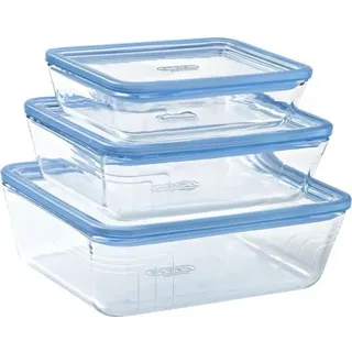 Pyrex Frischhaltedose rechteckig transparent 0,8 l, 1,5 l, 2,6 l