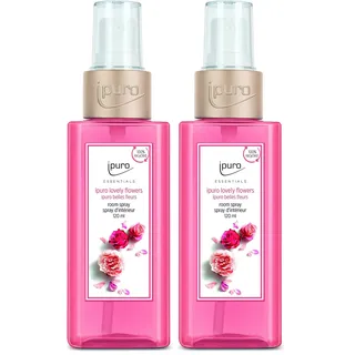 ipuro - erfrischendes ipuro lovely flowers Raumspray - dezentes Duftspray mit frischen & blumigen Noten - stilvolles Room Fragrance für ein puristisches Dufterlebnis in jedem Raum 120 ml
