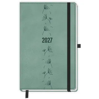 Trötsch Verlag TRÖTSCH - Taschenkalender A6 Soft Touch Premium Aquamarin 2027