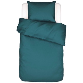 Essenza Bettwäsche Minte, Blau, Textil, Uni, 135x200 cm, Oeko-Tex® Standard 100, weiche und anschmiegsame Oberfläche, Schlaftextilien, Bettwäsche, Bettwäsche