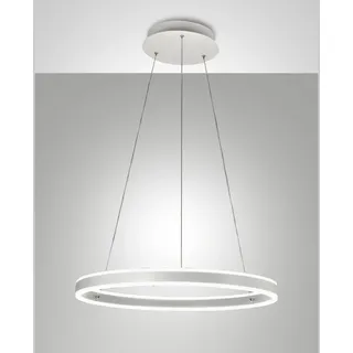 Fabas Luce Palau 1-flg. Ø60 cm Metall weiß