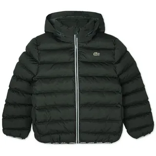 Lacoste Steppjacke Lacoste Kids Steppjacke dunkelgrün mit Kapuze wasserabweisend & warm 14 Jahre ( 158-164)