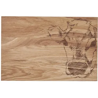 BUTLERS Frühstücksbrettchen Eiche 1 30 x 20 cm Braun