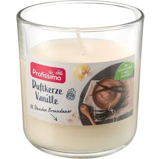 Duftkerze im Glas Vanille
