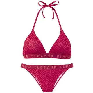 ELBSAND Triangel-Bikini Damen Rot 40 Cup A/B