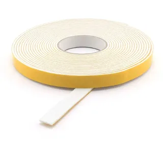 GleitGut Filzband selbstklebend Weiss Filzklebeband Meterware 5 Meter Filzstärke:3 mm (Breite 15 mm)