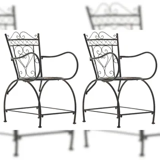 CLP Gartenstuhl Sheela 48 x 48 x 88 cm bronze 2 St.