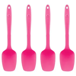 KOCHBLUME Servierlöffel Flexlöffel S 4er Set rosa