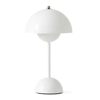 Bammare Kabellos Touch Control Tischlampe, 3 Farben Dimmbare Wiederaufladbare LED Tischlampe, Dekorative Nordeuropa Flowerpot Schreibtischlampe für Schlafzimmer Wohnzimmer Restaurant Bar