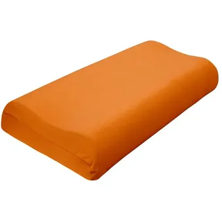Traumschlaf Universal Bezug für Nackenstützkissen L-XL, Höhe 11-14 cm | papaya - orange