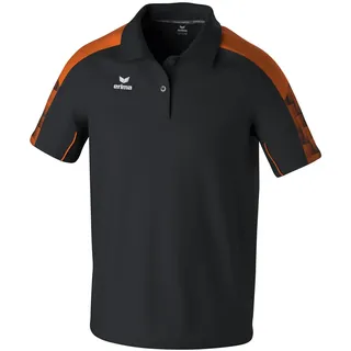 Erima Evo Star Kurzarm-poloshirt Black / Orange 4XL