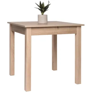 Finori MID.YOU Esstisch Sonoma Eiche Holzwerkstoff, rechteckig, eckig, 80x76.5x80 cm
