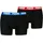 Boxershorts 2er Black Blue Red L