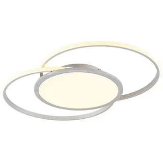 LUCANDE Senne 1 dimmbar grau Aluminium