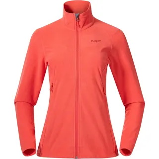 Bergans Damen Finnsnes Fleece Jacke (Größe L, orange)