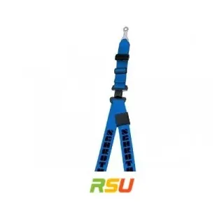 Schroth Gurt - Rallye 3 asm blau mit schwarzem Flock links