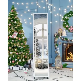 6 LEDs Schmuckschrank, stehenden Schmuck Schrank Veranstalter