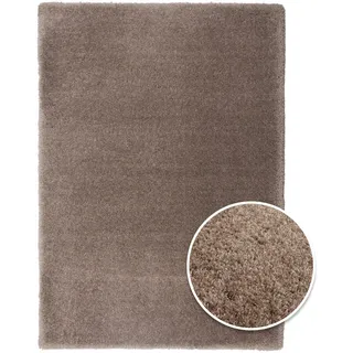 Primaflor Pleasure Hochflorteppich 160 x 230 cm Taupe