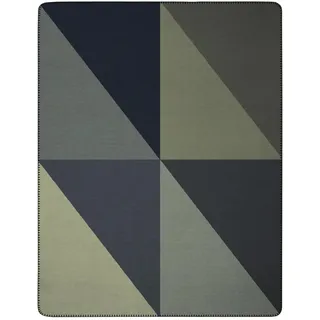Biederlack Shape Kuscheldecke 150 x 200 cm Blau/Grün