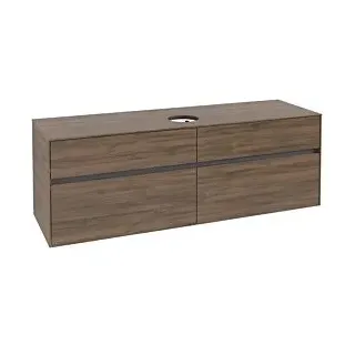 Waschbeckenunterschrank 160 x 55 cm Arizona Oak