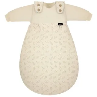 Alvi® Babyschlafsack Baby-Mäxchen 3-teilig Bio-Baumwolle (3 tlg., 1x Außensack, 2x Innensack), TOG Wert: 2.5 beige|braun 50/56 | 56.00 cm