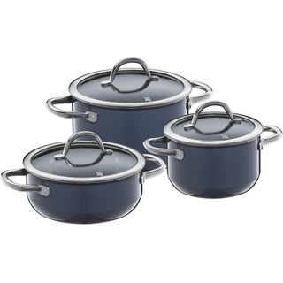 WMF Topfset Ftec Inspire3tlgblueb, Pfanne + Kochtopf, Blau