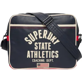 Superdry Damen Retro Alumni Messenger-Tasche Finster Marineblau 1SIZE - Einheitsgröße