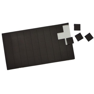 Glorex  GLOREX MagnetPlättchen 50 Stück 20x20x 1,2mm, selbstkleb.