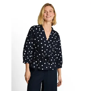 Tom Tailor Schlupfbluse blau 36